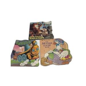 Lot Of 3 Vintage 1967-82 Golden Shape Books